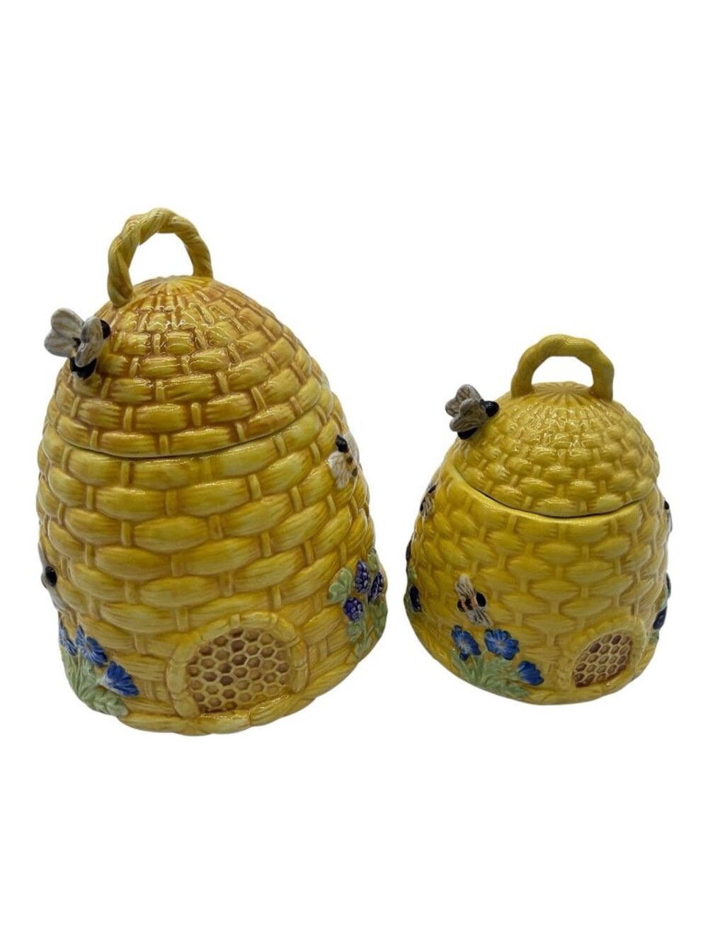 Ceramic Beehive Canisters Set of 2 Designed by Kate Williams for Global Design